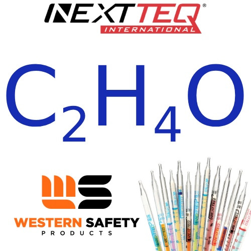 Nextteq NX101L Acetaldehyde Detector Tubes, 5-140 ppm - 10/Pack