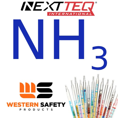 Nextteq NX108MH Ammonia Detector Tubes, 50-900 ppm - 10/Pack