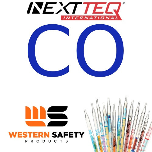 Nextteq NX119SB Carbon Monoxide In The Presence Of Ethylene And Nitrogen Oxides, Color Intensity Detector Tubes, 10-1000 ppm - 10/Pack