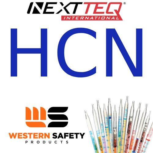 Nextteq NX165M Hydrogen Cyanide Detector Tubes, 0.5-100 ppm - 10/Pack