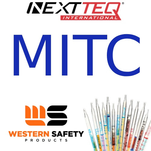 Nextteq NX187L MITC (Methyl Isothiocyanate) Detector Tubes, 0.3-22 ppm - 10/Pack