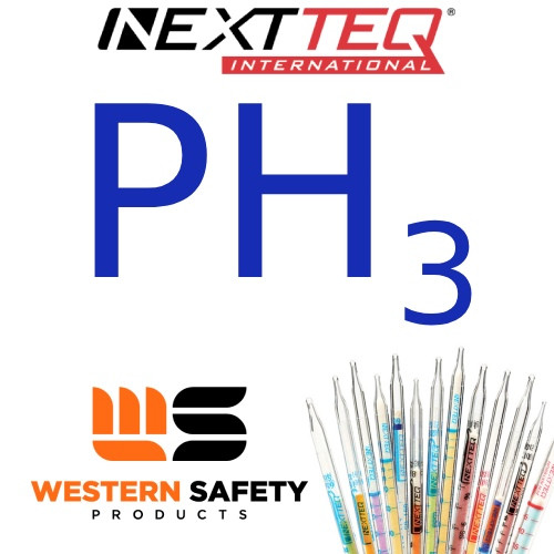 Nextteq NX204H Phosphine - High Range Detector Tubes, 100-3200 ppm - 10/Pack