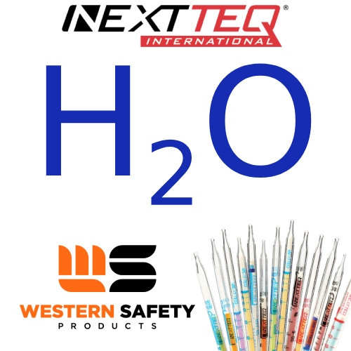 Nextteq NX222L Water Vapor Detector Tubes, 0.05-2.0mg/L - 10/Pack