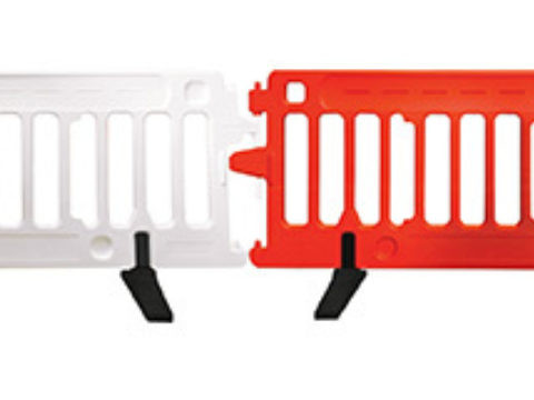 Plasticade Crowdcade 2004-OW Parade Barricade, Multiple Striped Direction, Sheeting, Color Values Available - Each
