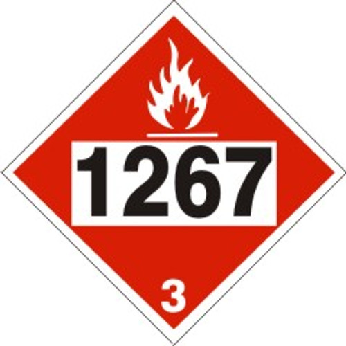 Safehouse Signs DOT-12679 Petroleum Crude Oil Dot Placard - Sold By Each