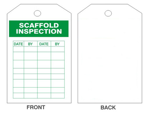 Safehouse Signs LT-422 Inspection Tag - Sold By 10/Pack