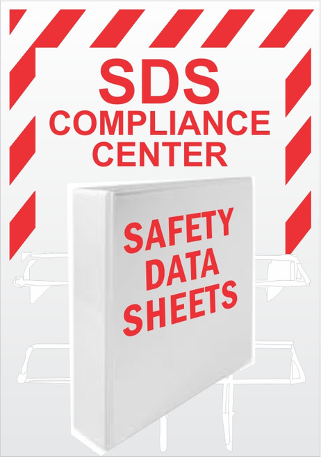 Safehouse Signs RTN-SDS SDS Compliance Centre Right-To-Know Binders - Sold By Each