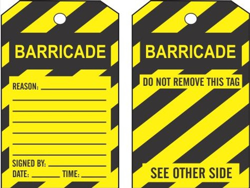 Safehouse Signs VT-154 General Accident Prevention Tag - Sold By 25/Pack