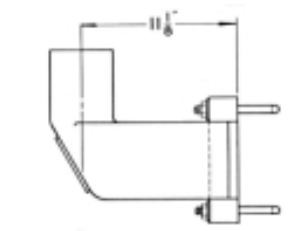 WESTERN-CULLEN-HAYES, INC 873-27B Gooseneck Bracket - Sold By Each