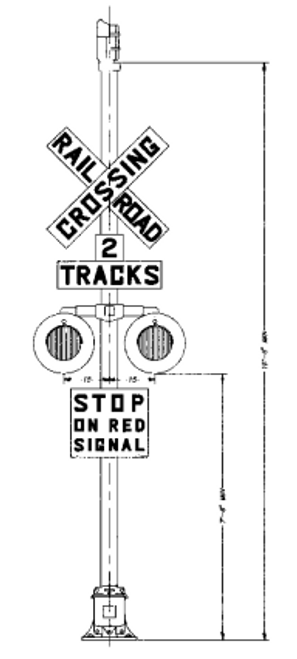 Western Cullen Hayes A479-50-0112 Highway Crossing Signal - Sold By Each