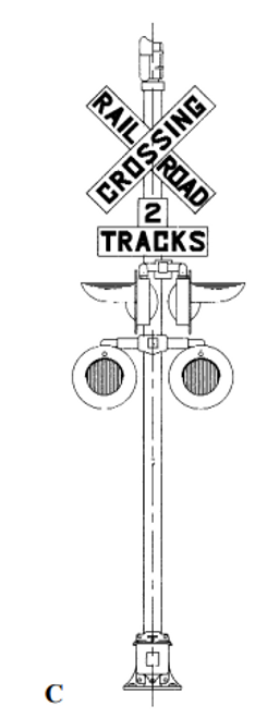 Western Cullen Hayes A479-50-0124 Highway Crossing Signal - Sold By Each