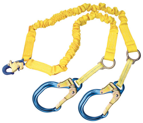 3M DBI-SALA ShockWave 2 1244751 Variable/Elastic 100% Tie-Off Rescue Shock Absorbing Lanyard - Each