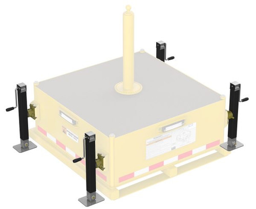 3M DBI-SALA 8530563 Counterweight Base Jack Leveling Kit - Each