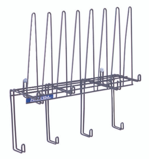 Rack'Em 2016-PVC 4 Hard Hats 4 Pair Gloves 4 Sets of Rainwear Storage Rack - Sold by Each