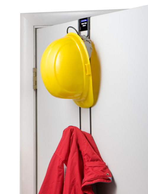 Rack'Em 5008 Over the Door Hard Hat Coat Purse 2 Hook Rack - Sold by Each