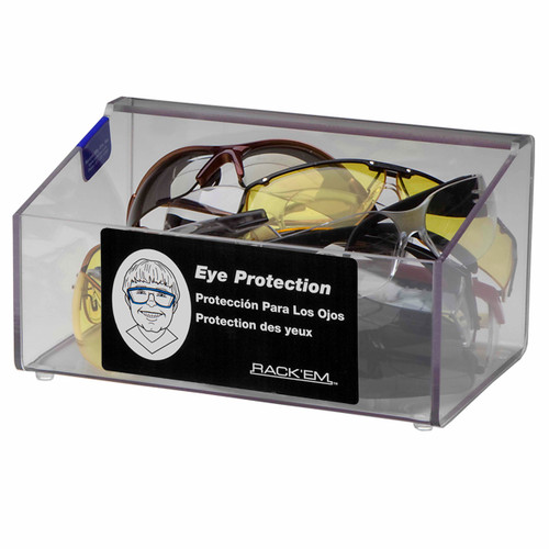 Rack'Em 5137 12 12 Pair Safety Glass/60 Pair Foam Ear Plug Dispenser - Sold by Each