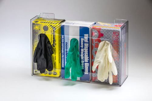 Rack'Em 5187 3 Box(Extra Deep) Disposable Glove Dispenser - Sold by Each