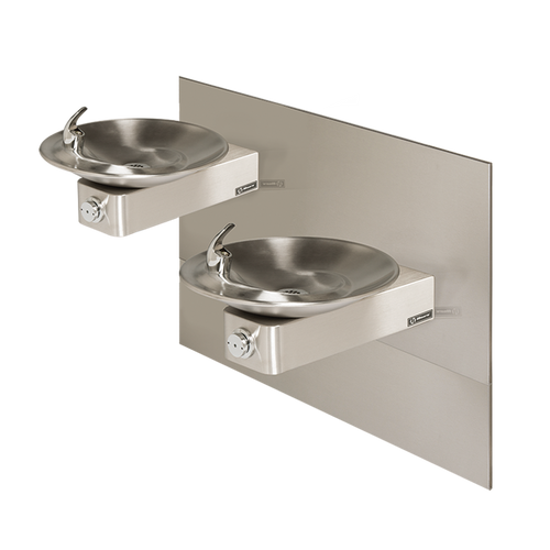 Haws 1011MS Wall Mount Hi-Lo Barrier Free Dual Drinking Fountain