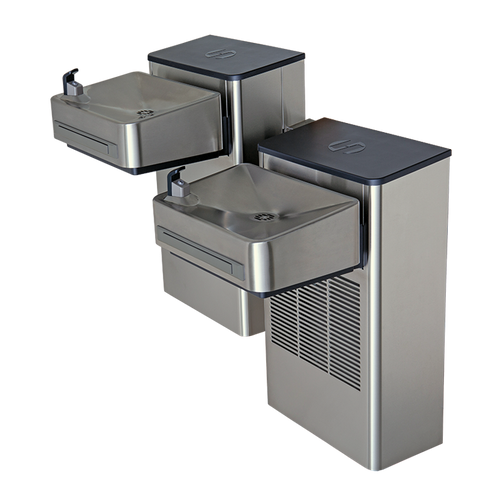 Haws 1202SF Wall Mount Hi-Lo Filtered Water Cooler