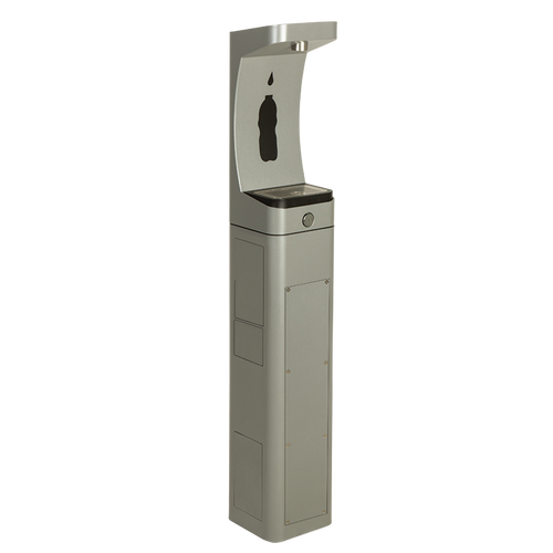 Haws 3610 Floor Mount Vandal Resistant Pedestal Bottle Filler