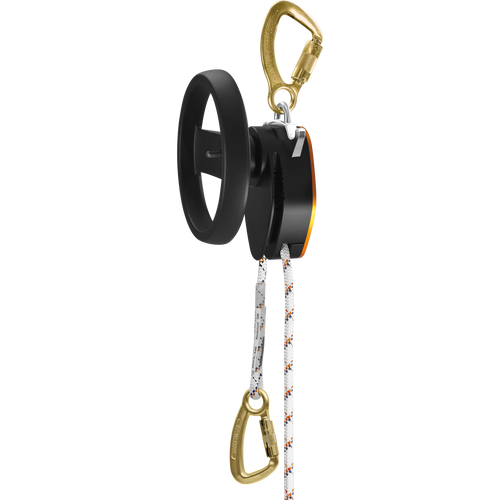 Skylotec A-029 Black/White Aluminum/Polyamide/Steel Milan 2.0 Power with Rope - Each