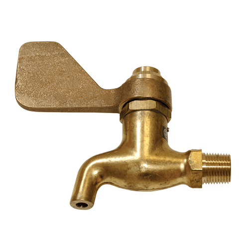 Haws 6252EHLF 1/2 in Self Closing Plain End Lead Free Bib Faucet Valve