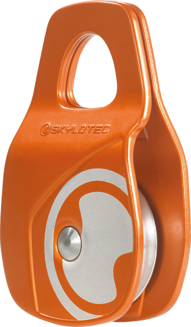 Skylotec H-067 Orange Aluminum/Stainless Steel Single Rope Pulley - Each