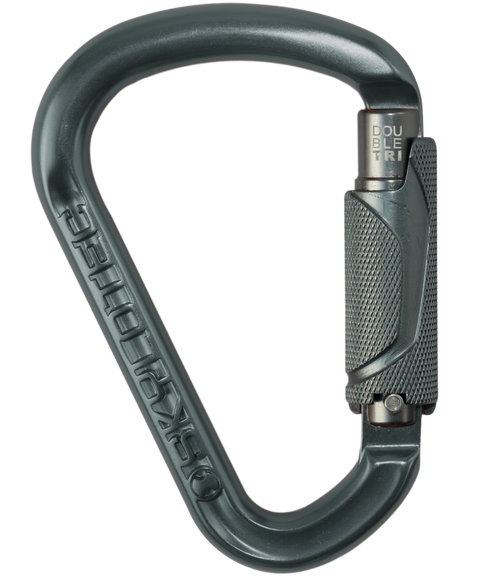 Skylotec H-173-TRI-03 Aluminum Dark Grey Carabiner - Each