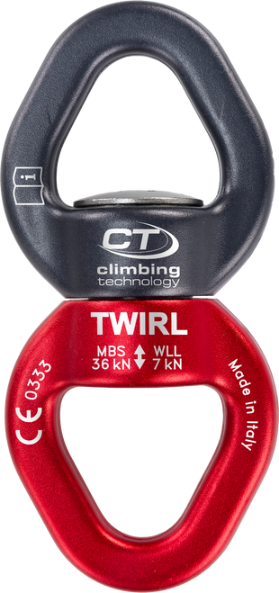 Skylotec H-256 Aluminum Twirl Ball Bearing Swivel - Each