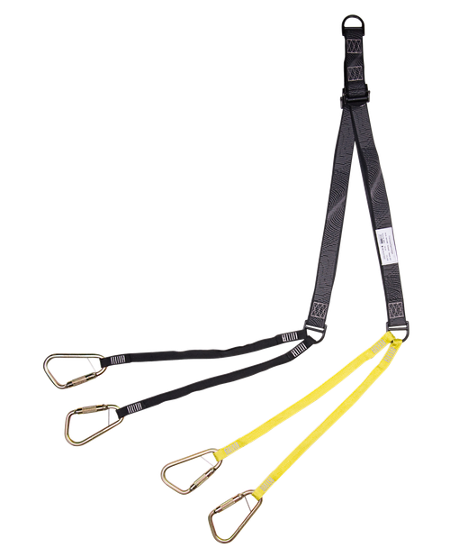 Skylotec SAN-0086 Black/Yellow Polyester/Aluminum/Steel Basket Stretcher Transport Sling - Each