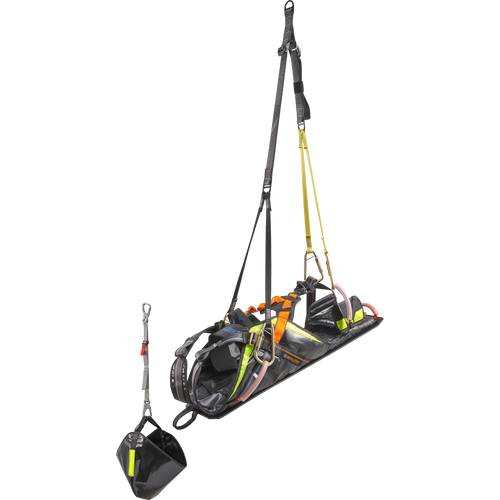 Skylotec ultraMEDIC SAN-9100 One Size Fit All Black Half Rescue Stretcher Conrest Kit - Each