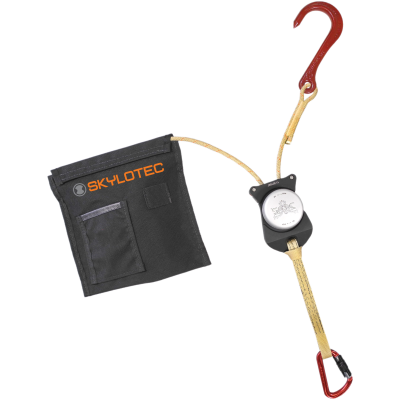 Skylotec SET-900011 One Size Fit All Bailout Kit with DEUS A-330 Descent Device, 50 ft of Technora Rope, 12 in Technora Connection Strap, Carabiner and Storage Bag - Each