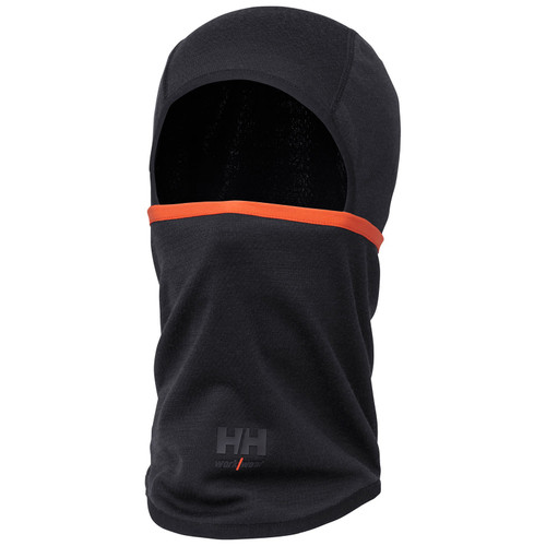 Helly Hansen 79365-990-STD Lifa Merino Collection Standard Black Unisex 57% Merino/43% Polypropylene Pro Balaclava - Each