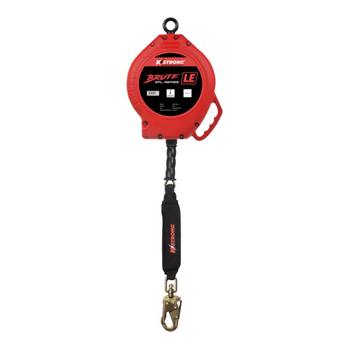 KStrong BRUTE 80 ft. Cable SRL-LE with snap hook. Includes installation carabiner and tagline