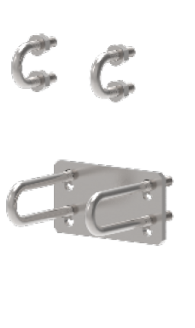 MSA 30004-00 Mounting Hardware for Ladder Extension Post
