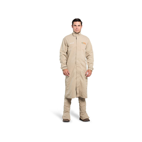 OEL AFW040-XCO 88/12 Premium Indura Cotton Blend 40 Cal/cm2 Standard Coat - Each