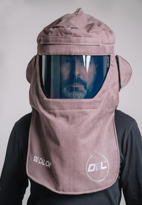 OEL AFW100SGHF One Size Fits All 11 oz Triple Layered Inherent Premium Blend Switchgear Hood - Each