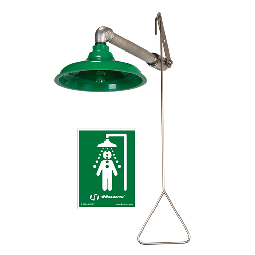 Haws AXION® MSR 8122 Wall Mount Emergency Drench Shower