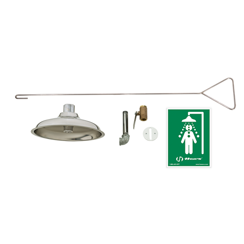 Haws AXION® MSR 8163 Ceiling Mount Emergency Drench Shower