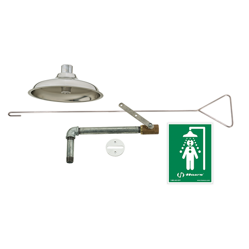 Haws AXION® MSR 8169 Ceiling Mount Emergency Drench Shower