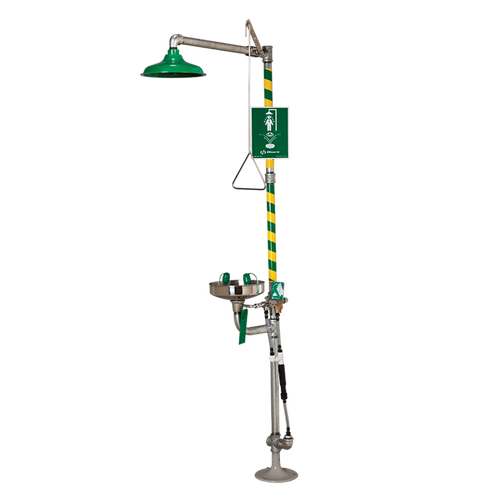 Haws AXION® 8300.158 Floor Mount Emergency Shower & Eye/Face Wash Station