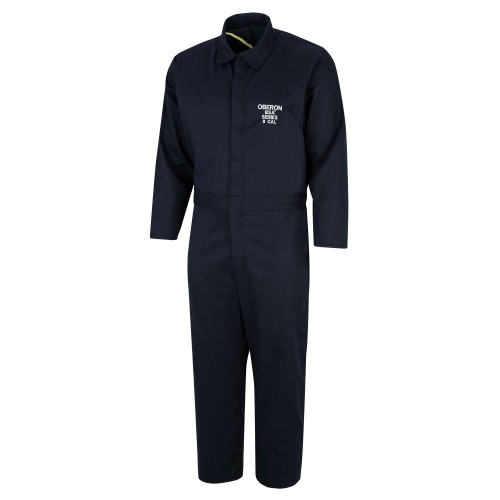 Oberon BSA-CBX7NB Navy Blue Treated Cotton BSA8 Arc Flash Basic Coverall