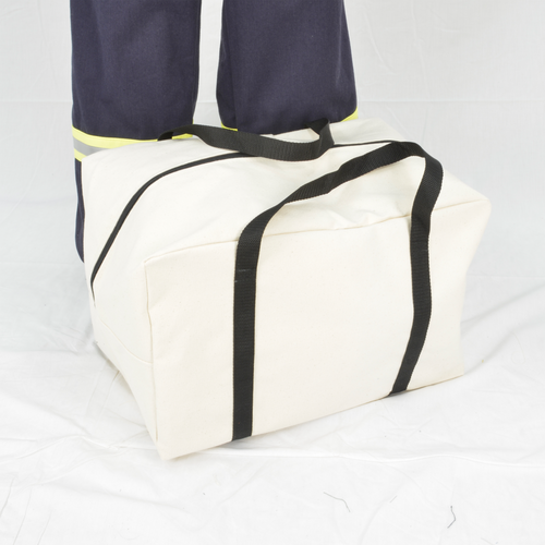 Oberon HOOD-BAG 18 in L x 11 in W x 11.5 in H White Canvas Hood Storage Bag
