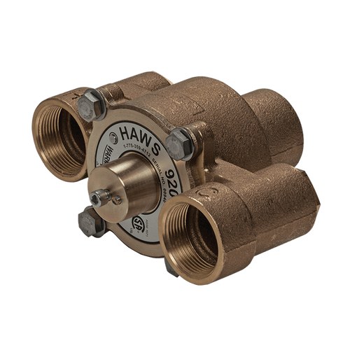 Haws 9201E 1-1/4 x 1-1/4 in Emergency Tempering Thermostatic Mixing Valve