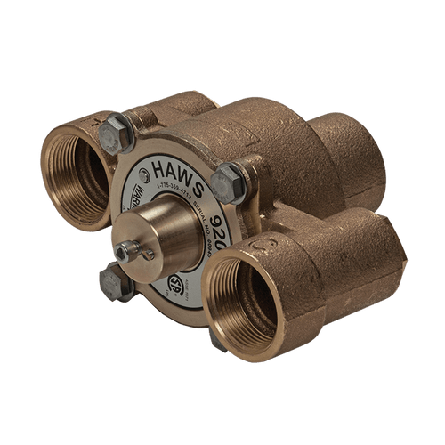 Haws 9201E 1-1/4 x 1-1/4 in Emergency Tempering Thermostatic Mixing Valve