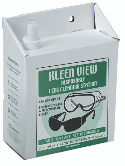 Gateway Safety Kleen View 551 8 oz Bottle Small Disposable Lens Cleaning Station