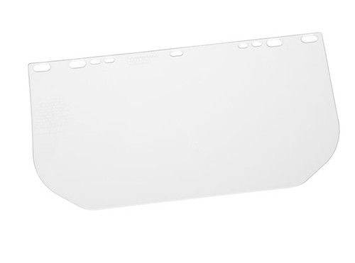 Gateway Safety 654 Rectangular 8 x 15-1/2 x 0.04 in Clear Flat Stock Unbound Faceshield Visor