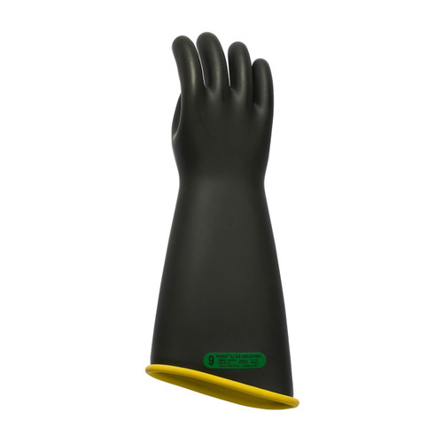 PIP NOVAX 151-3-18 Black Rubber Contour Electrical Safety Insulating Gloves