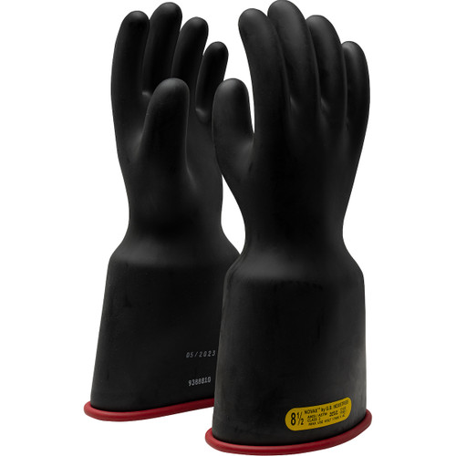 PIP NOVAX 161-2-14 Black Rubber Bell Electrical Safety Insulating Gloves