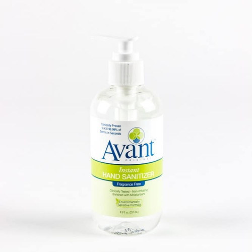 B4 Brands Avant® 12089-8.5-FF Fragrance-Free Liquid/Gel Original Instant Hand Sanitizer